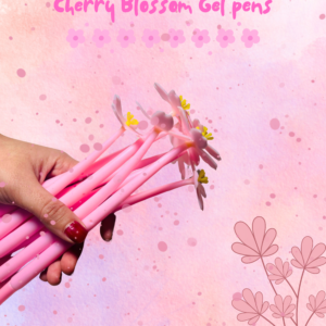 cherry blossom gel pens