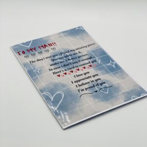 To My Man – Love Letter in the Clouds