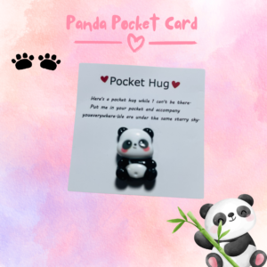 Panda pocket hug card