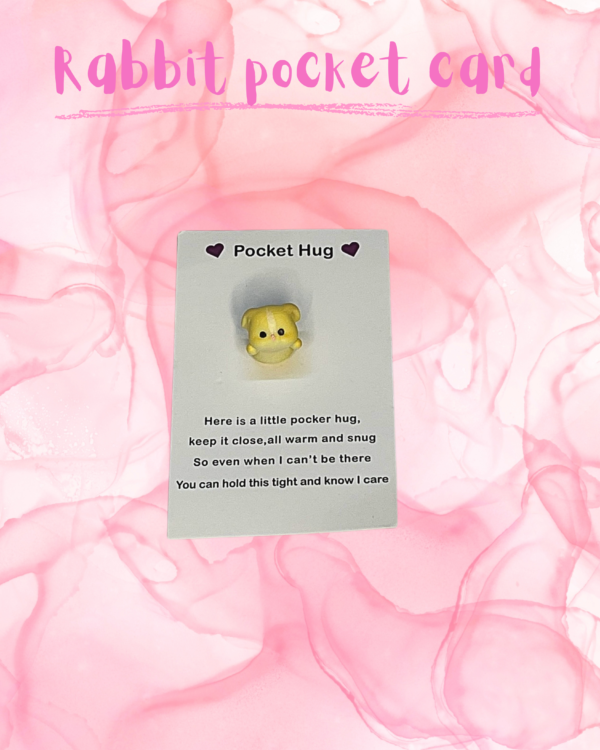 Rabbit pocket card