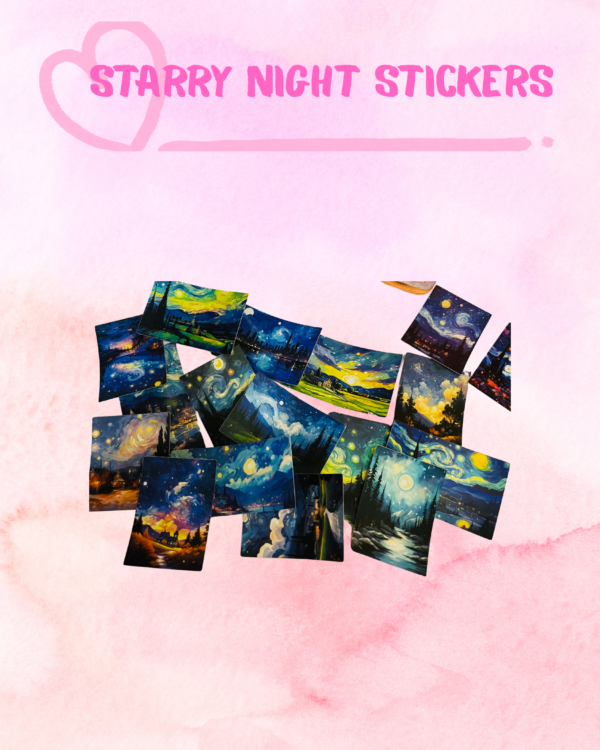 Raat Ki Roshni – Starry Night Stickers