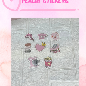 Peachy Vibes Stickers