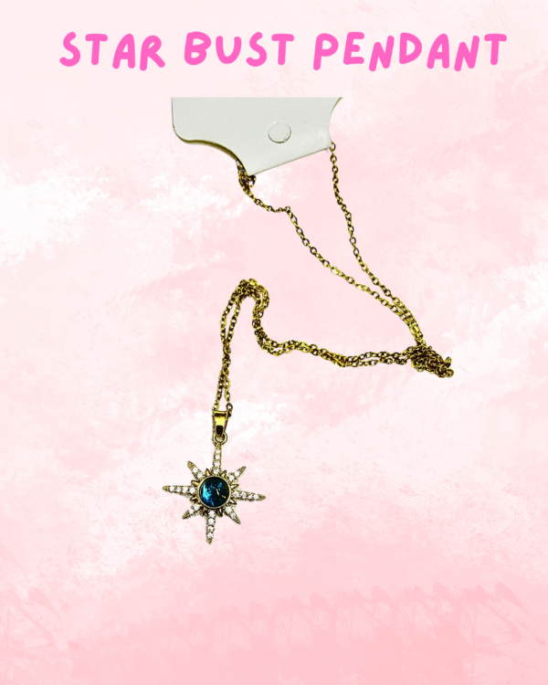 Star bust pendant